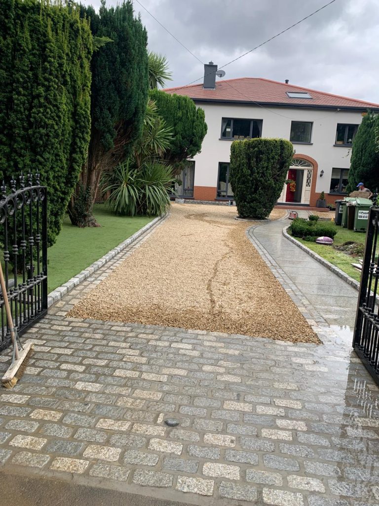 Gravel driveway